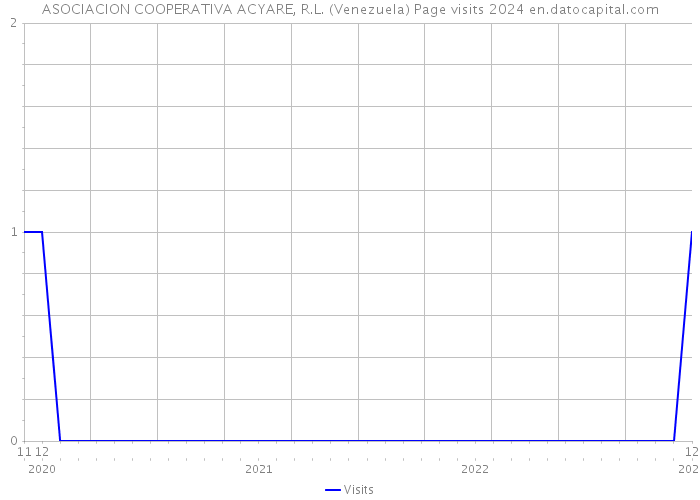 ASOCIACION COOPERATIVA ACYARE, R.L. (Venezuela) Page visits 2024 