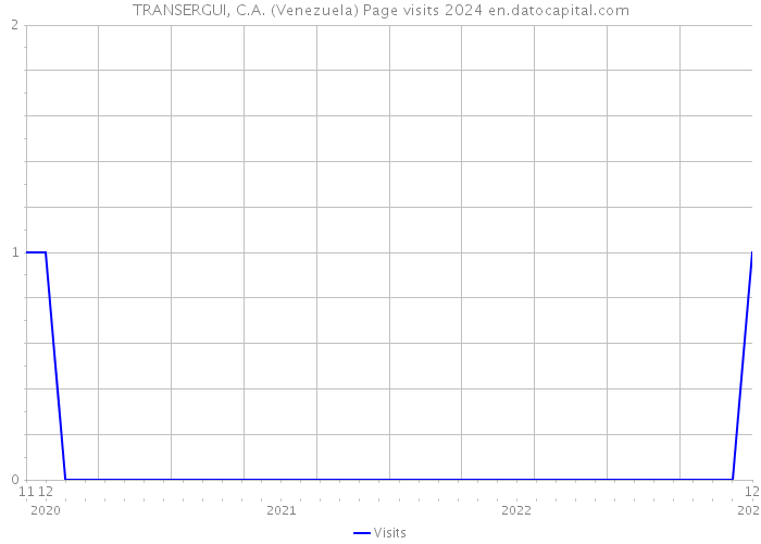 TRANSERGUI, C.A. (Venezuela) Page visits 2024 