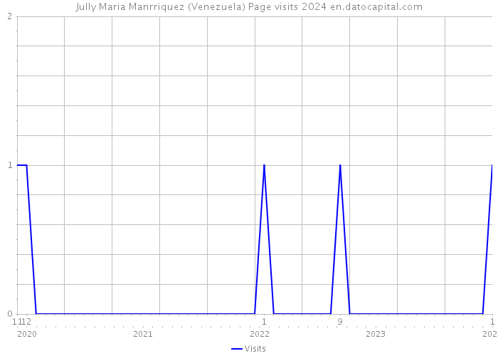 Jully Maria Manrriquez (Venezuela) Page visits 2024 