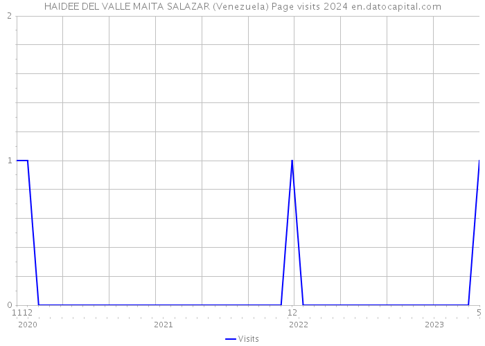 HAIDEE DEL VALLE MAITA SALAZAR (Venezuela) Page visits 2024 