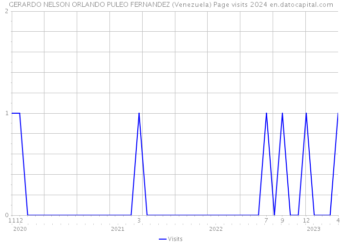 GERARDO NELSON ORLANDO PULEO FERNANDEZ (Venezuela) Page visits 2024 