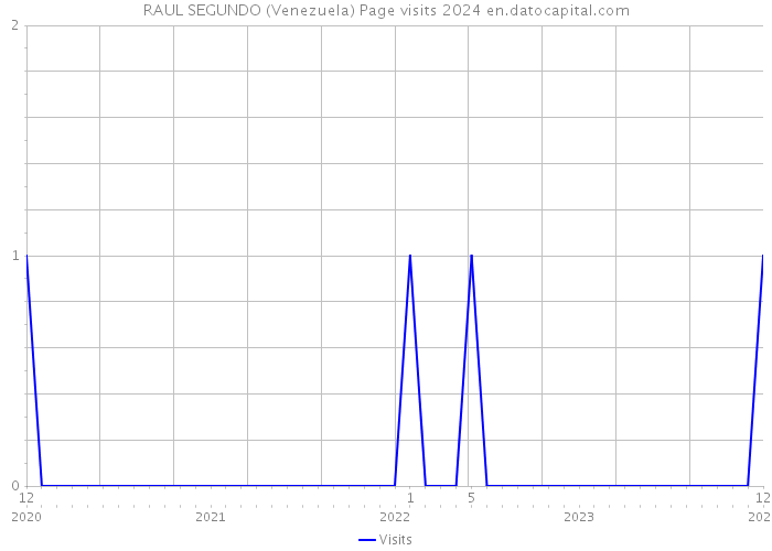 RAUL SEGUNDO (Venezuela) Page visits 2024 