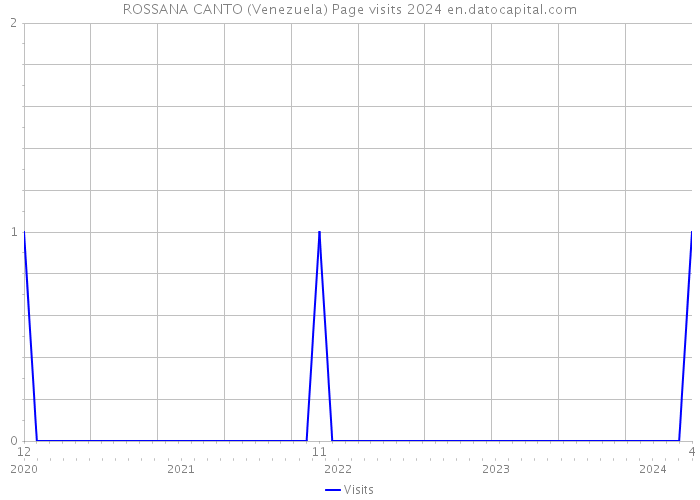 ROSSANA CANTO (Venezuela) Page visits 2024 