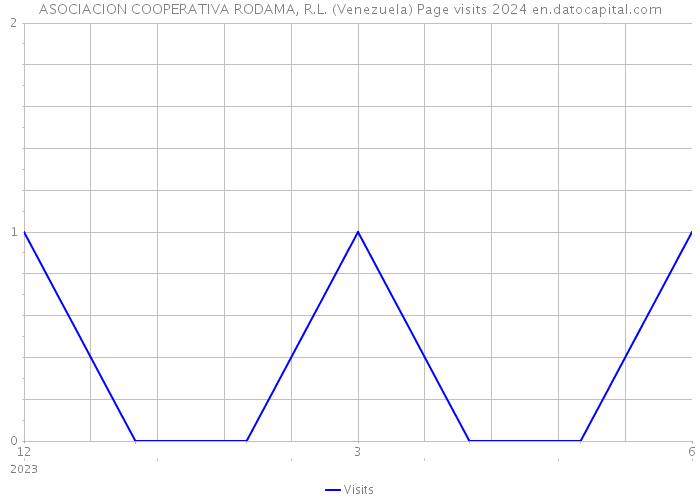 ASOCIACION COOPERATIVA RODAMA, R.L. (Venezuela) Page visits 2024 