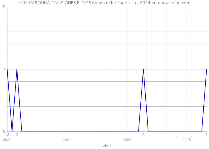 ANA CAROLINA CANELONES BLOISE (Venezuela) Page visits 2024 
