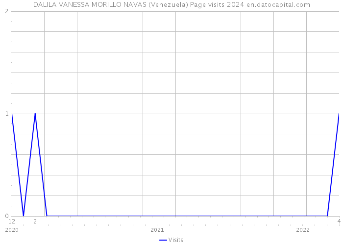 DALILA VANESSA MORILLO NAVAS (Venezuela) Page visits 2024 