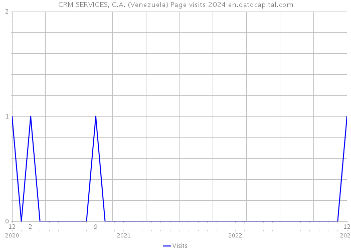 CRM SERVICES, C.A. (Venezuela) Page visits 2024 