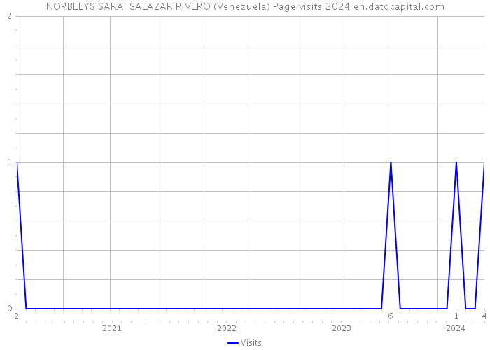 NORBELYS SARAI SALAZAR RIVERO (Venezuela) Page visits 2024 