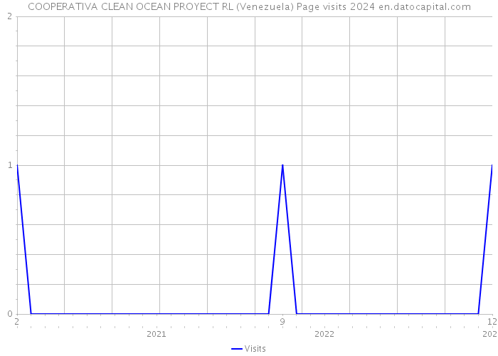 COOPERATIVA CLEAN OCEAN PROYECT RL (Venezuela) Page visits 2024 