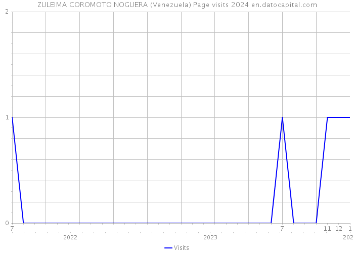 ZULEIMA COROMOTO NOGUERA (Venezuela) Page visits 2024 