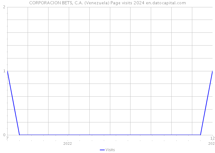 CORPORACION BETS, C.A. (Venezuela) Page visits 2024 
