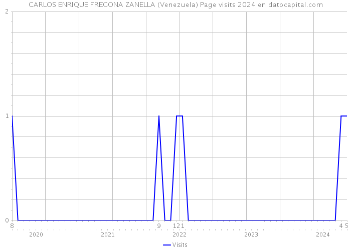 CARLOS ENRIQUE FREGONA ZANELLA (Venezuela) Page visits 2024 