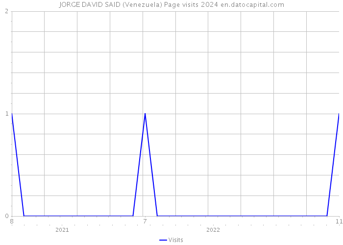 JORGE DAVID SAID (Venezuela) Page visits 2024 
