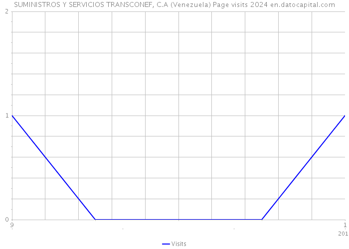 SUMINISTROS Y SERVICIOS TRANSCONEF, C.A (Venezuela) Page visits 2024 
