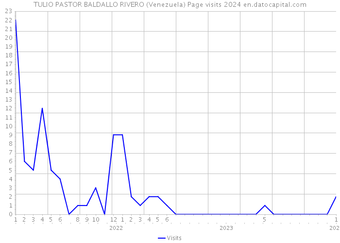 TULIO PASTOR BALDALLO RIVERO (Venezuela) Page visits 2024 