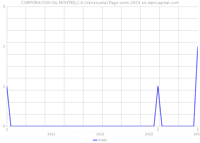 CORPORACION GIL MONTES,C.A (Venezuela) Page visits 2024 