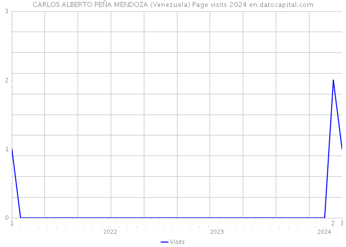 CARLOS ALBERTO PEÑA MENDOZA (Venezuela) Page visits 2024 