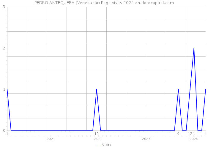 PEDRO ANTEQUERA (Venezuela) Page visits 2024 