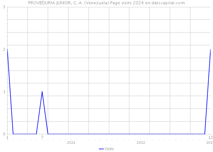 PROVEDURIA JUNIOR, C. A. (Venezuela) Page visits 2024 