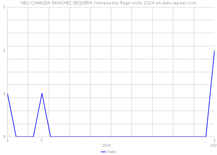 NELI CAMILDA SANCHEZ SEQUERA (Venezuela) Page visits 2024 