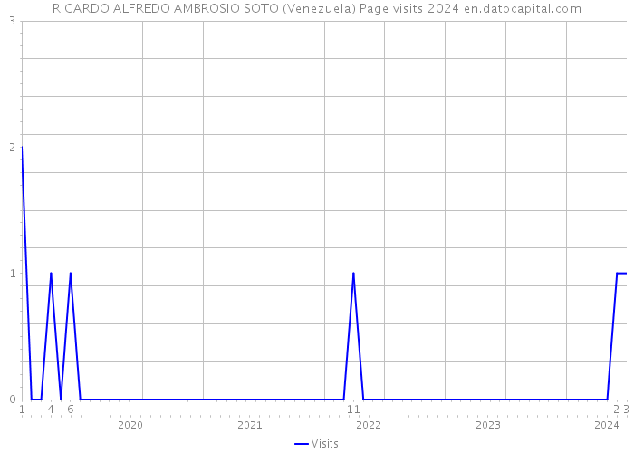 RICARDO ALFREDO AMBROSIO SOTO (Venezuela) Page visits 2024 