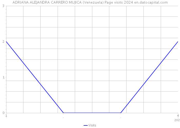 ADRIANA ALEJANDRA CARRERO MUJICA (Venezuela) Page visits 2024 