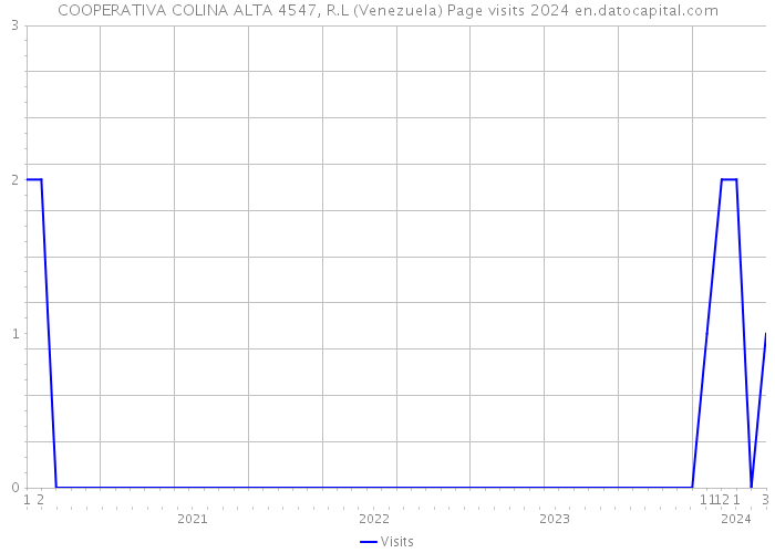 COOPERATIVA COLINA ALTA 4547, R.L (Venezuela) Page visits 2024 