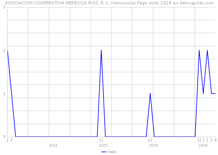 ASOCIACION COOPERATIVA MENDOZA RUIZ, R. L. (Venezuela) Page visits 2024 