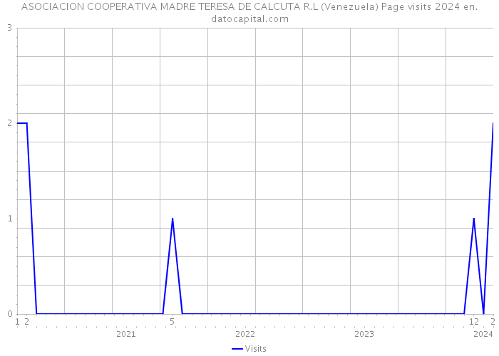 ASOCIACION COOPERATIVA MADRE TERESA DE CALCUTA R.L (Venezuela) Page visits 2024 