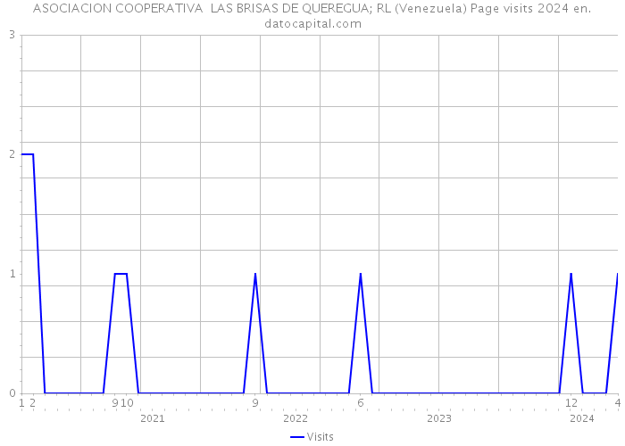 ASOCIACION COOPERATIVA LAS BRISAS DE QUEREGUA; RL (Venezuela) Page visits 2024 