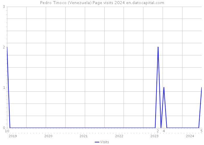 Pedro Tinoco (Venezuela) Page visits 2024 