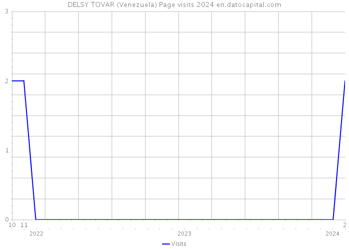 DELSY TOVAR (Venezuela) Page visits 2024 