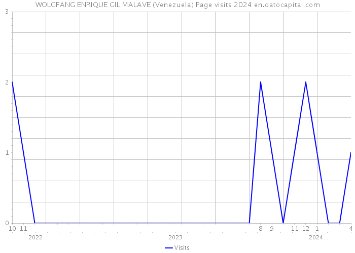 WOLGFANG ENRIQUE GIL MALAVE (Venezuela) Page visits 2024 