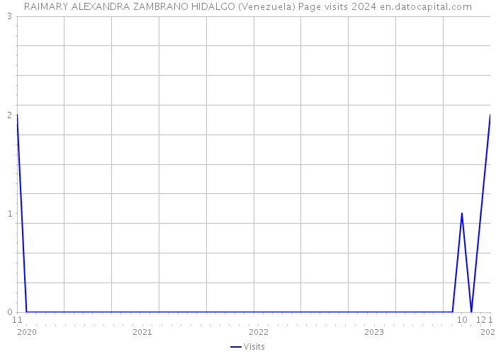 RAIMARY ALEXANDRA ZAMBRANO HIDALGO (Venezuela) Page visits 2024 
