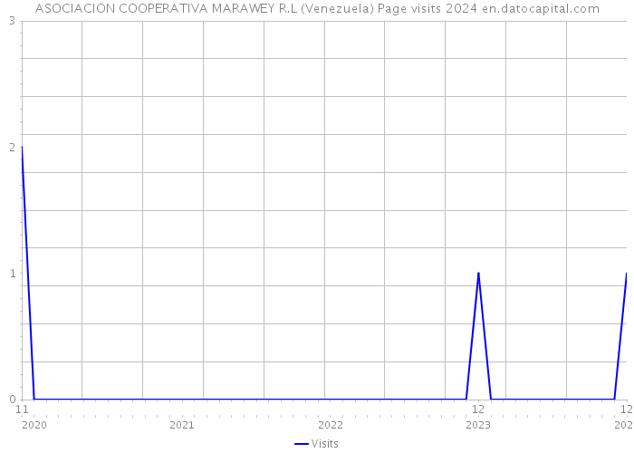 ASOCIACION COOPERATIVA MARAWEY R.L (Venezuela) Page visits 2024 
