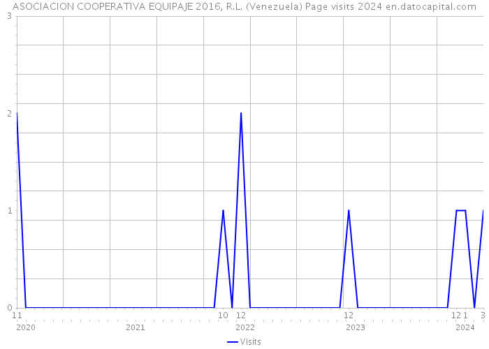 ASOCIACION COOPERATIVA EQUIPAJE 2016, R.L. (Venezuela) Page visits 2024 