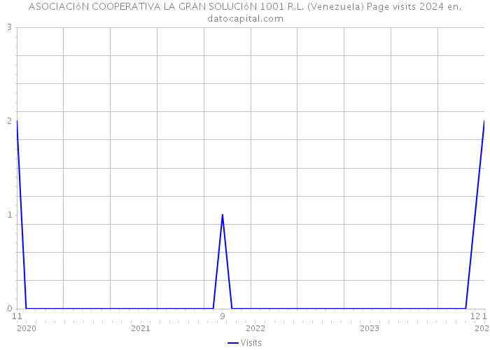 ASOCIACIóN COOPERATIVA LA GRAN SOLUCIóN 1001 R.L. (Venezuela) Page visits 2024 