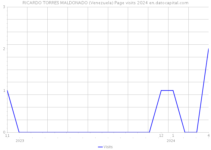 RICARDO TORRES MALDONADO (Venezuela) Page visits 2024 
