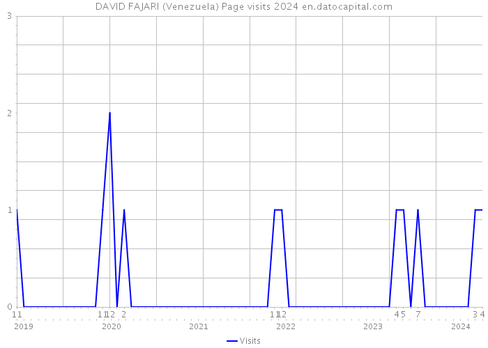 DAVID FAJARI (Venezuela) Page visits 2024 