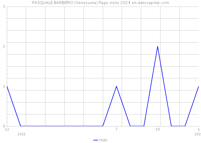 PASQUALE BARBIERO (Venezuela) Page visits 2024 