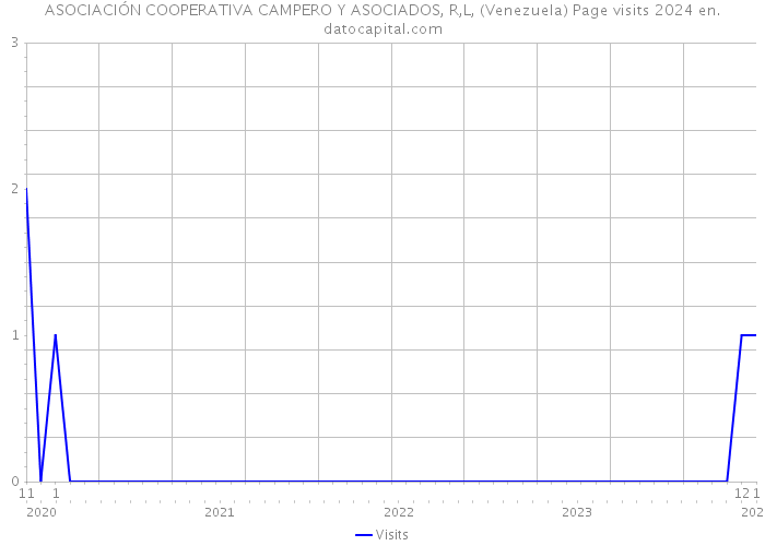 ASOCIACIÓN COOPERATIVA CAMPERO Y ASOCIADOS, R,L, (Venezuela) Page visits 2024 