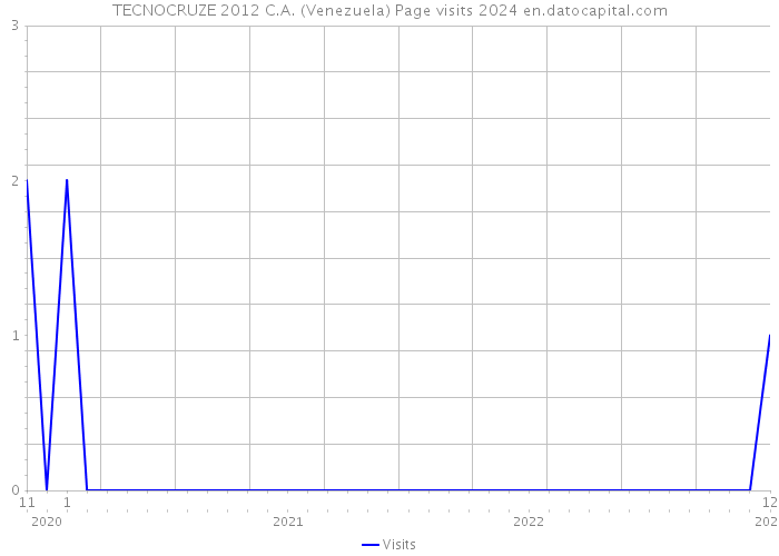 TECNOCRUZE 2012 C.A. (Venezuela) Page visits 2024 