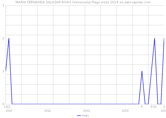 MARIA FERNANDA SALAZAR RIVAS (Venezuela) Page visits 2024 