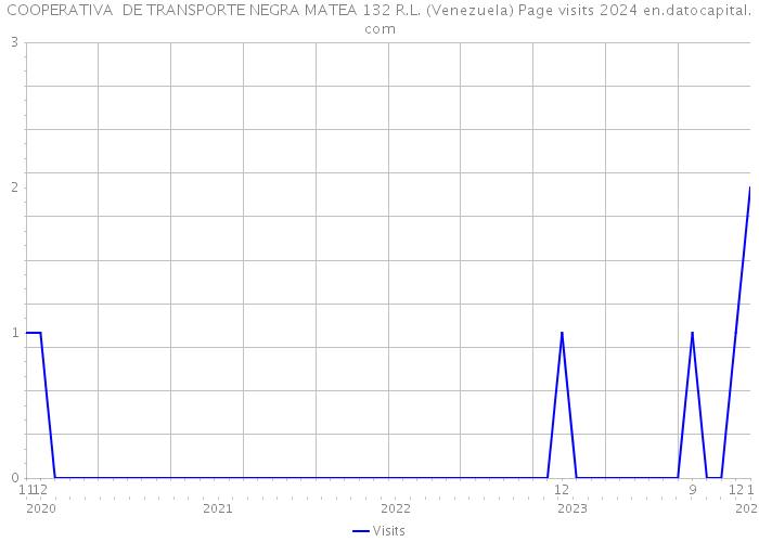 COOPERATIVA DE TRANSPORTE NEGRA MATEA 132 R.L. (Venezuela) Page visits 2024 
