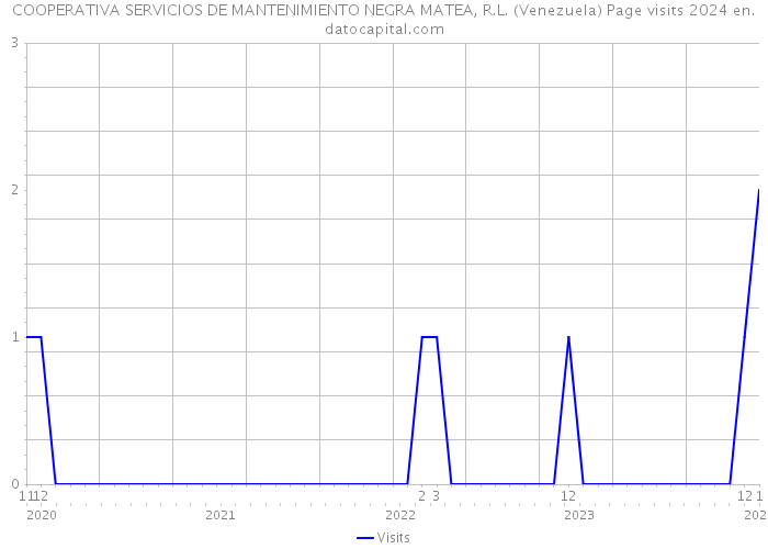 COOPERATIVA SERVICIOS DE MANTENIMIENTO NEGRA MATEA, R.L. (Venezuela) Page visits 2024 