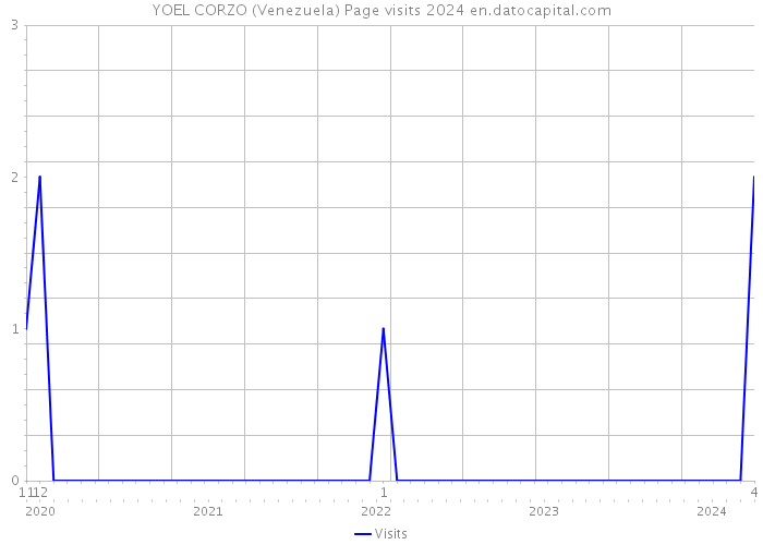 YOEL CORZO (Venezuela) Page visits 2024 