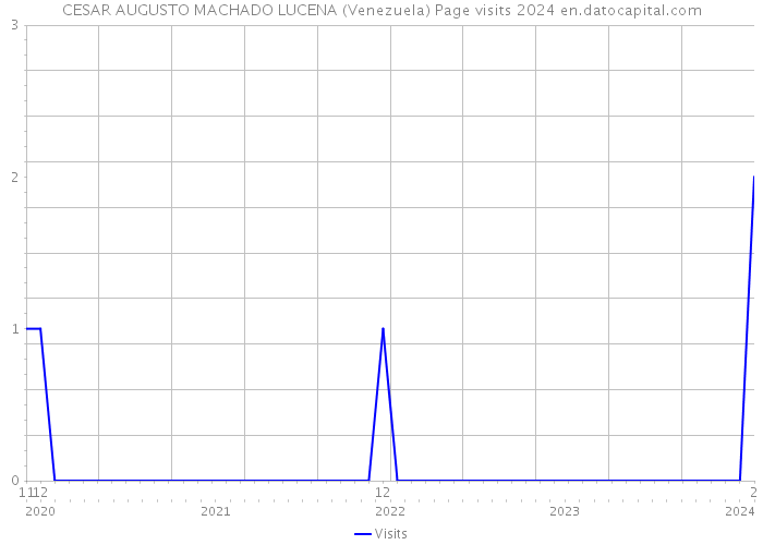 CESAR AUGUSTO MACHADO LUCENA (Venezuela) Page visits 2024 