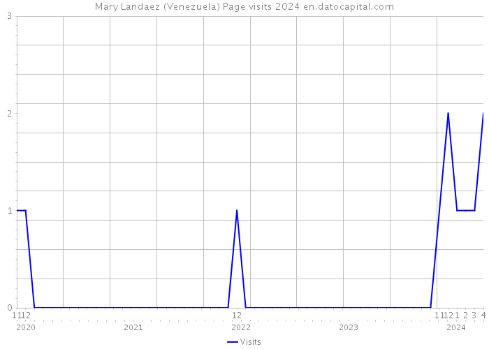 Mary Landaez (Venezuela) Page visits 2024 