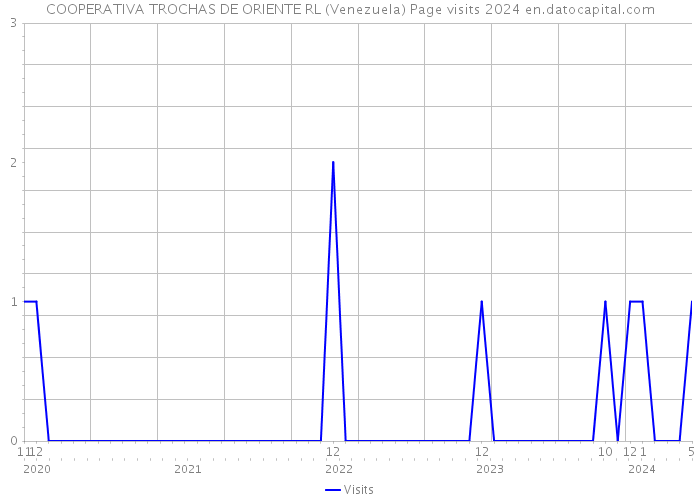 COOPERATIVA TROCHAS DE ORIENTE RL (Venezuela) Page visits 2024 