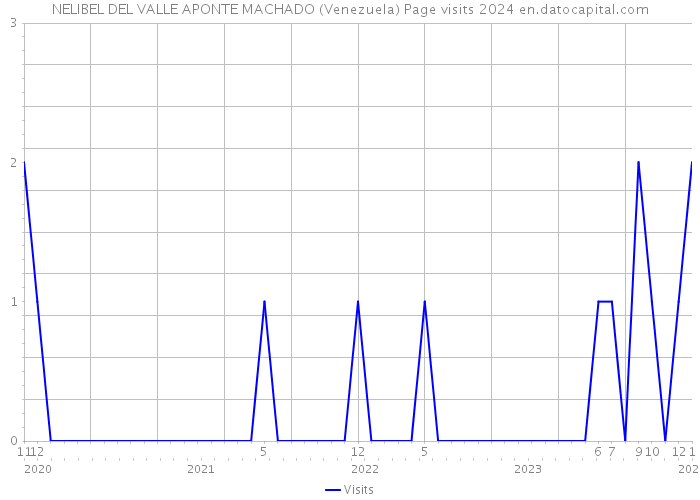 NELIBEL DEL VALLE APONTE MACHADO (Venezuela) Page visits 2024 